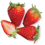 four Strawberries